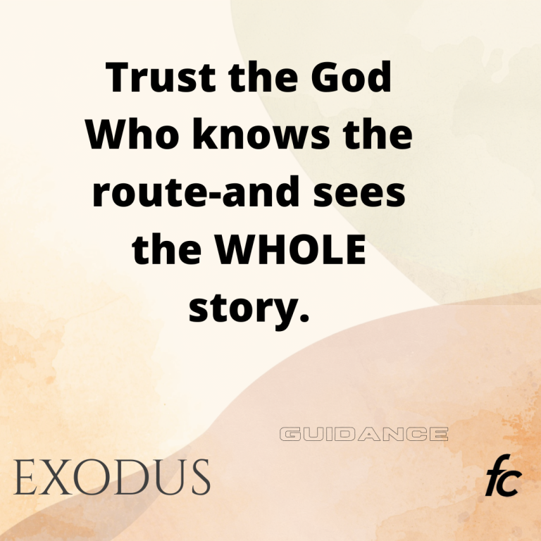 When God leads the long way